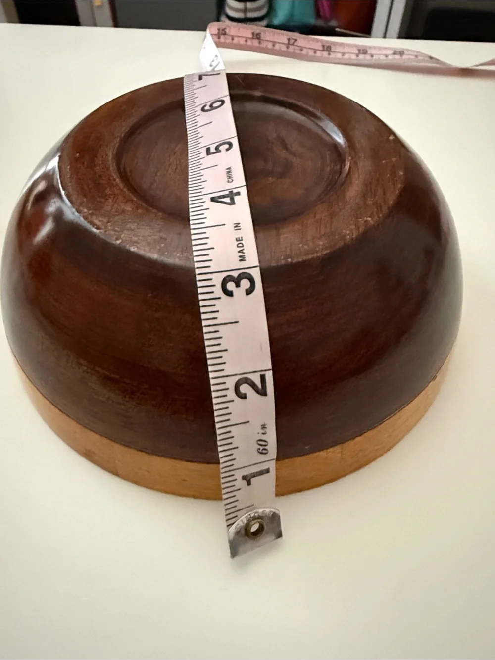 Two-Toned Hardwood Home Decoration Bowl - Picture 13 of 16